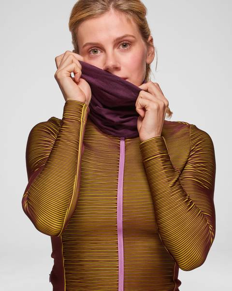 Merino Neck warmer -Pansy Purple